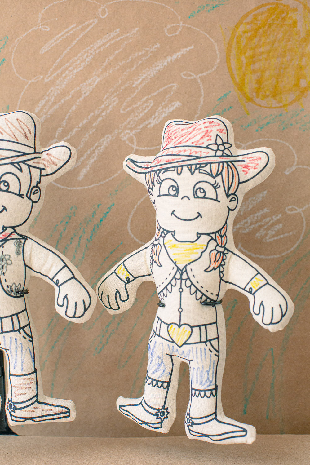 Kiboo Kids - Série Western : Kit de Coloriage Cow-girl