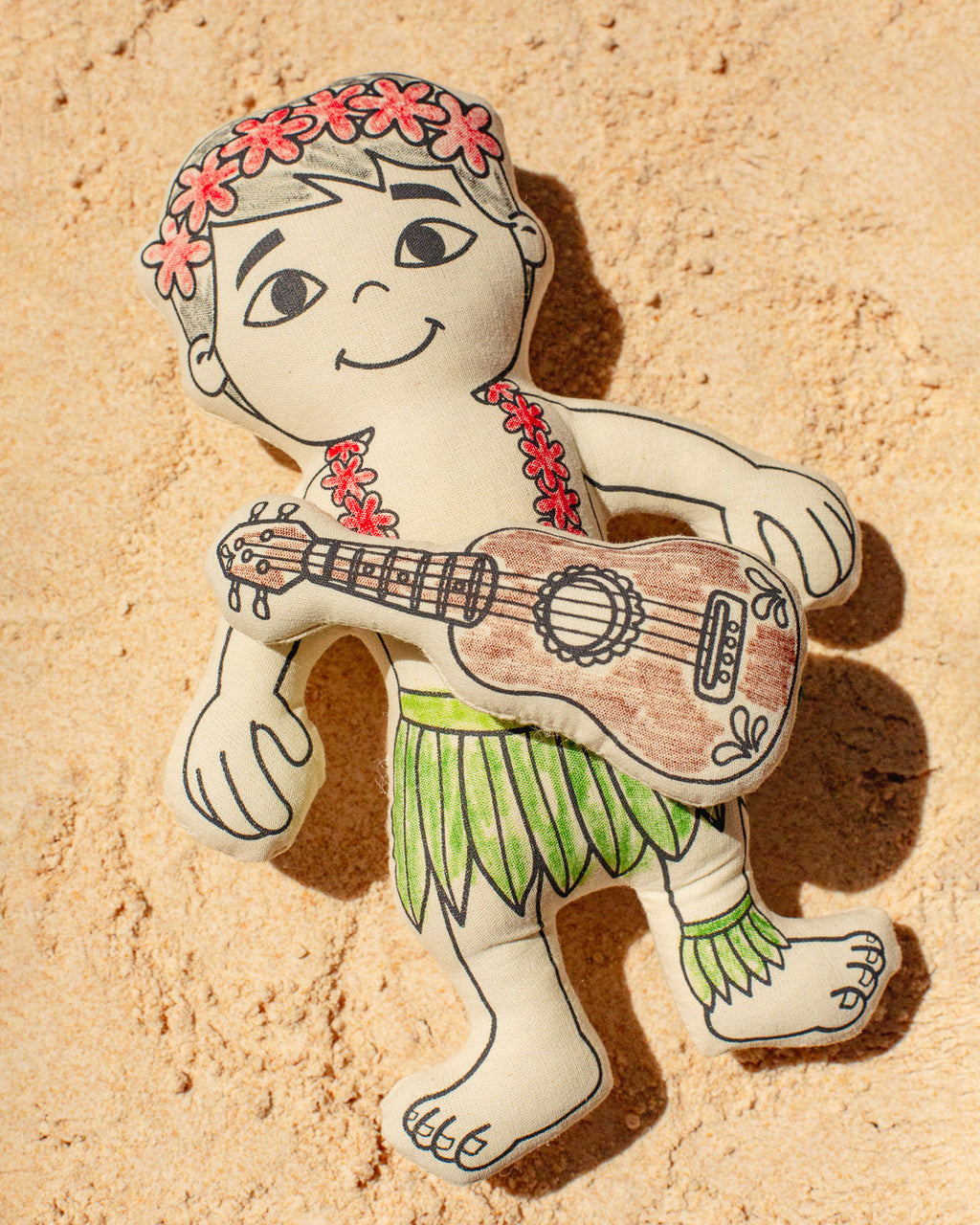Kiboo Kids - Hula Boy avec Ukulélé Kit de Coloriage