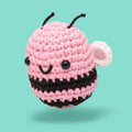 Kibakids - Cornelius the Bee Pink Crochet Kit