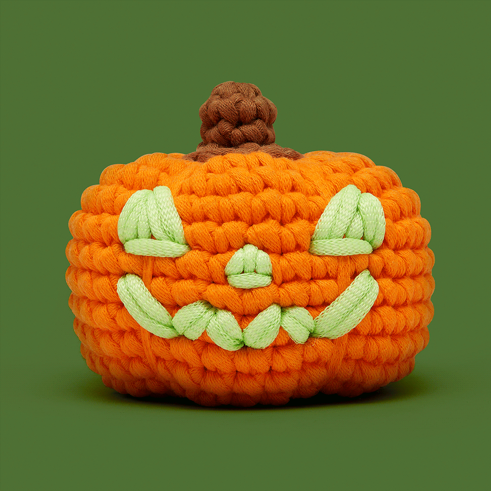 Kibakids - Hal the Jack-o'-lantern Crochet Kit
