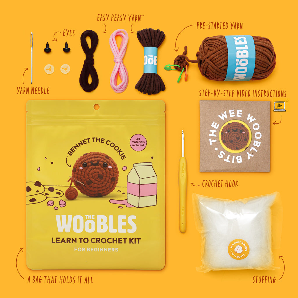 Kibakids - Bennet the Cookie Crochet Kit