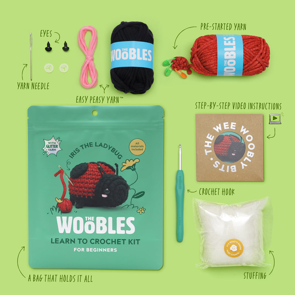 Kibakids - Iris the Ladybug Crochet Kit