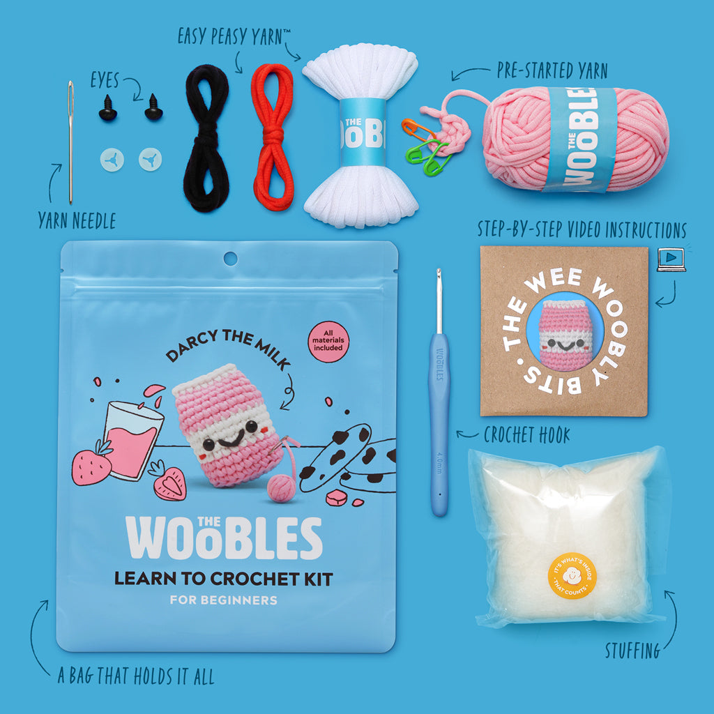 Kibakids - Darcy the Milk Crochet Kit