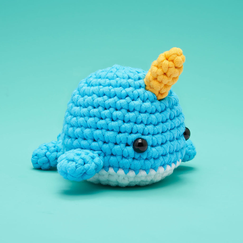 Kibakids - Bjørn the Narwhal Crochet Kit