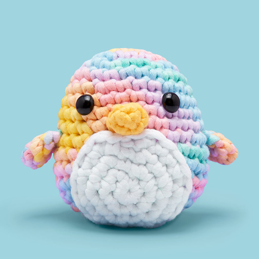 Kibakids - Pierre the Penguin Pastel Crochet Kit
