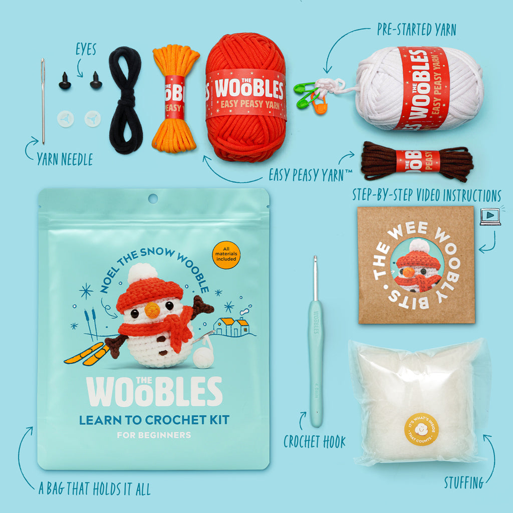Kibakids - Noel the Snow Kibakids Crochet Kit
