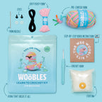 Kibakids - Tito the Swan Pastel Crochet Kit