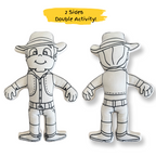 Kiboo Kids - Western Series : Coffret de coloriage Cow-boy