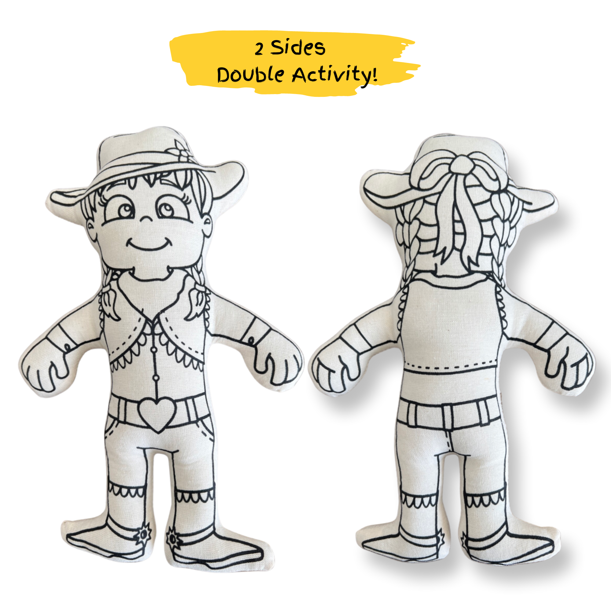 Kiboo Kids - Série Western : Kit de Coloriage Cow-girl