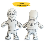 Kiboo Kids - Série Sport : Set de Coloriage Football