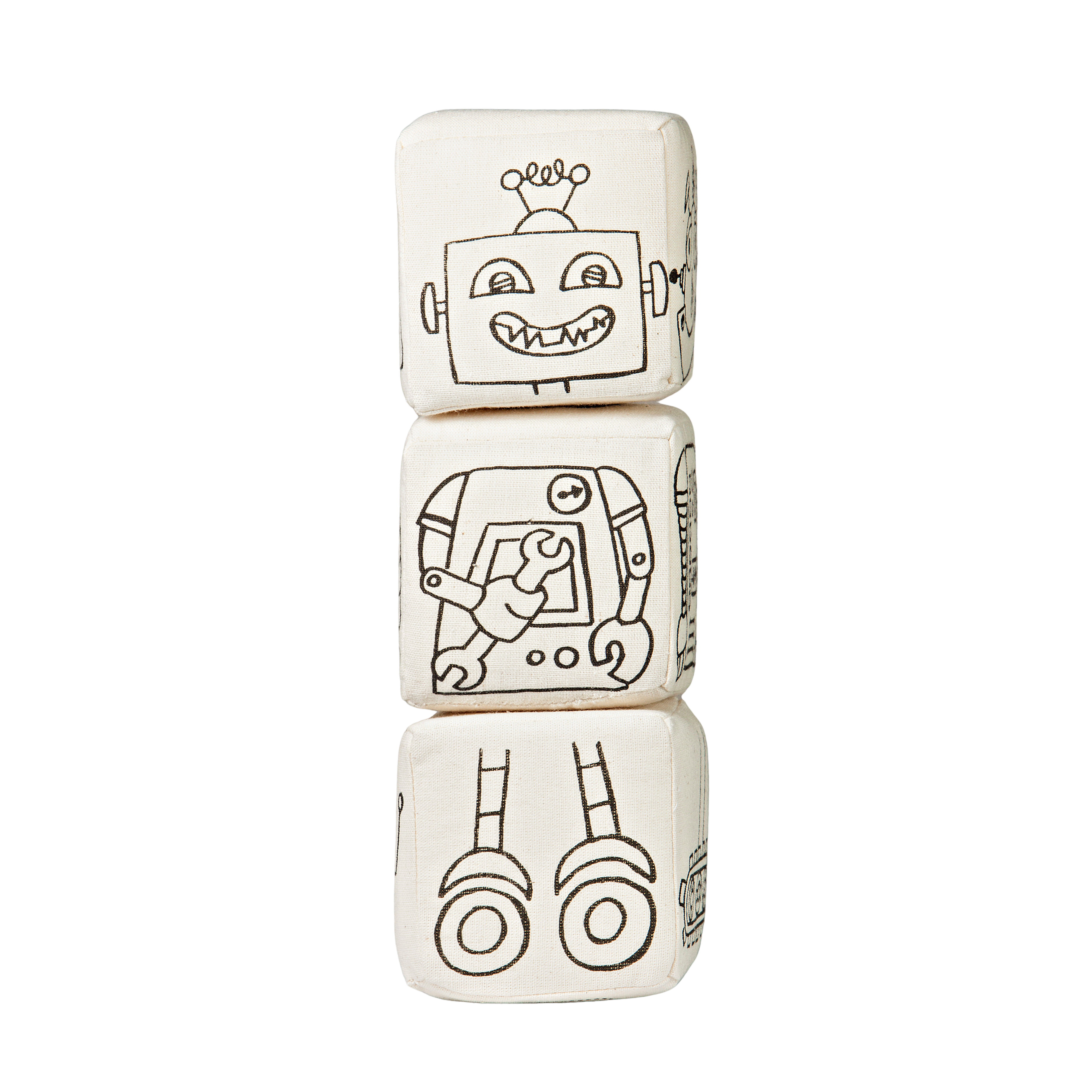 Kiboo Kids - Blocs magnétiques : Ensemble de coloriage robot