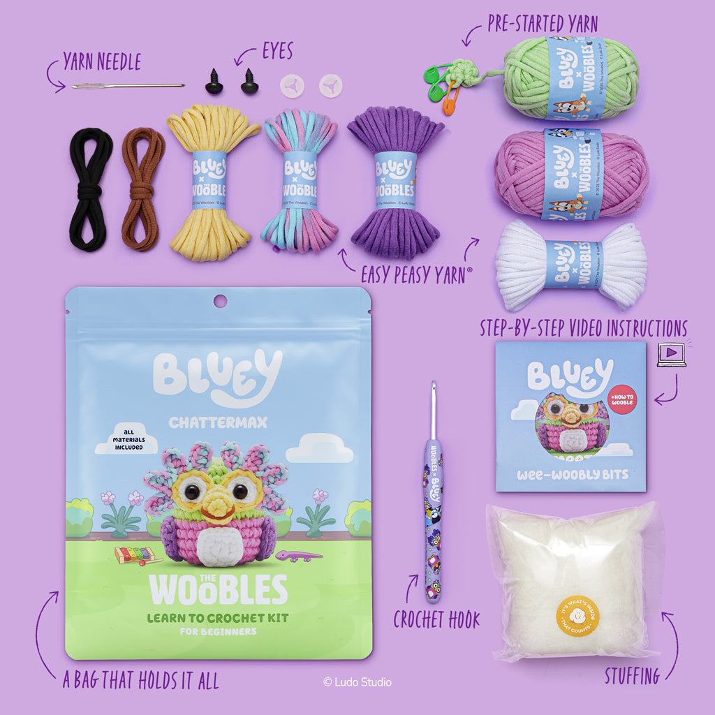 Kibakids - Chattermax Crochet Kit