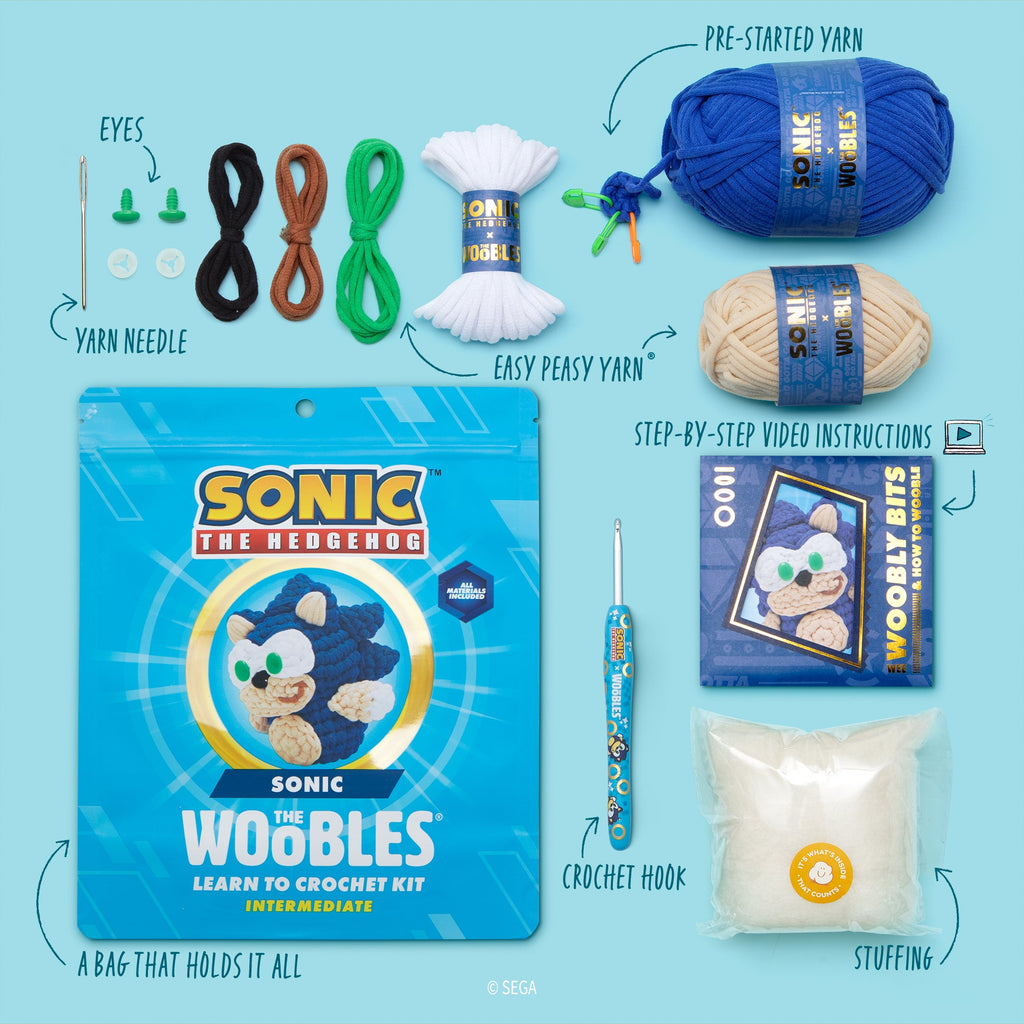 Kibakids - Sonic the Hedgehog Crochet Kit