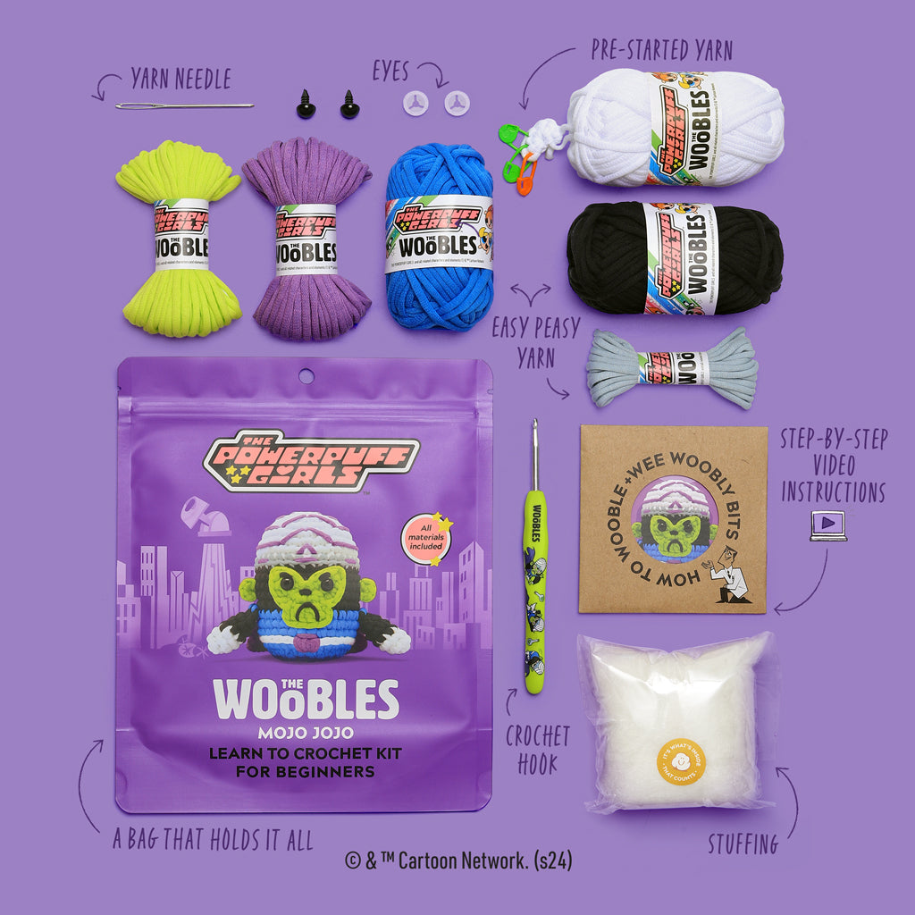 Kibakids - Mojo Jojo™ Crochet Kit