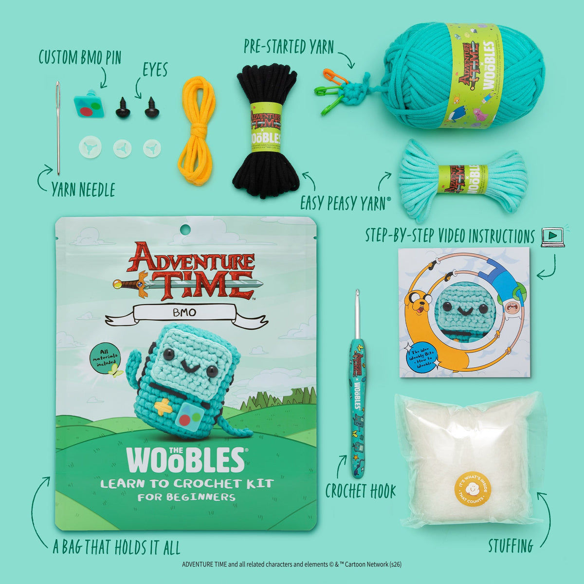 Kibakids - BMO Crochet Kit