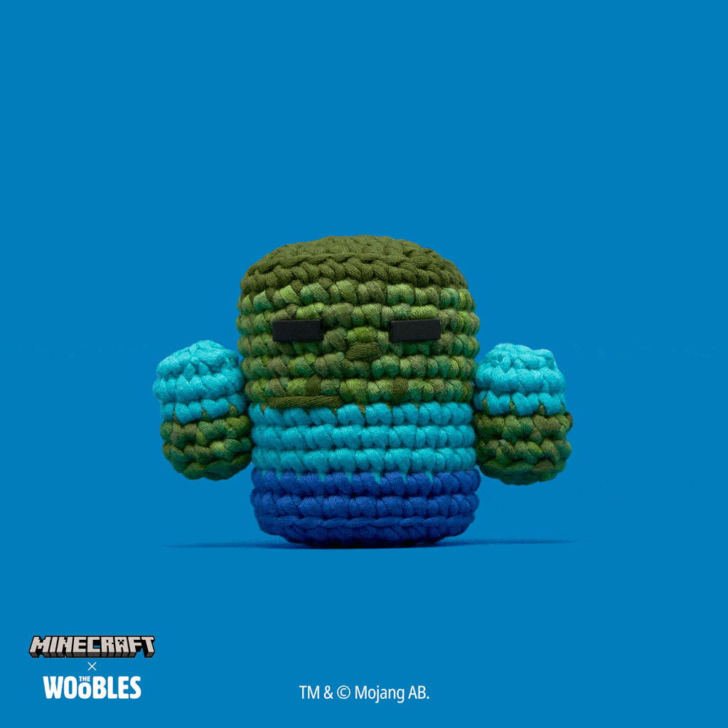 Kibakids - Minecraft Zombie Crochet Kit