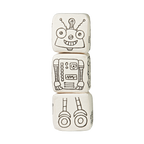 Kiboo Kids - Blocs magnétiques : Ensemble de coloriage robot