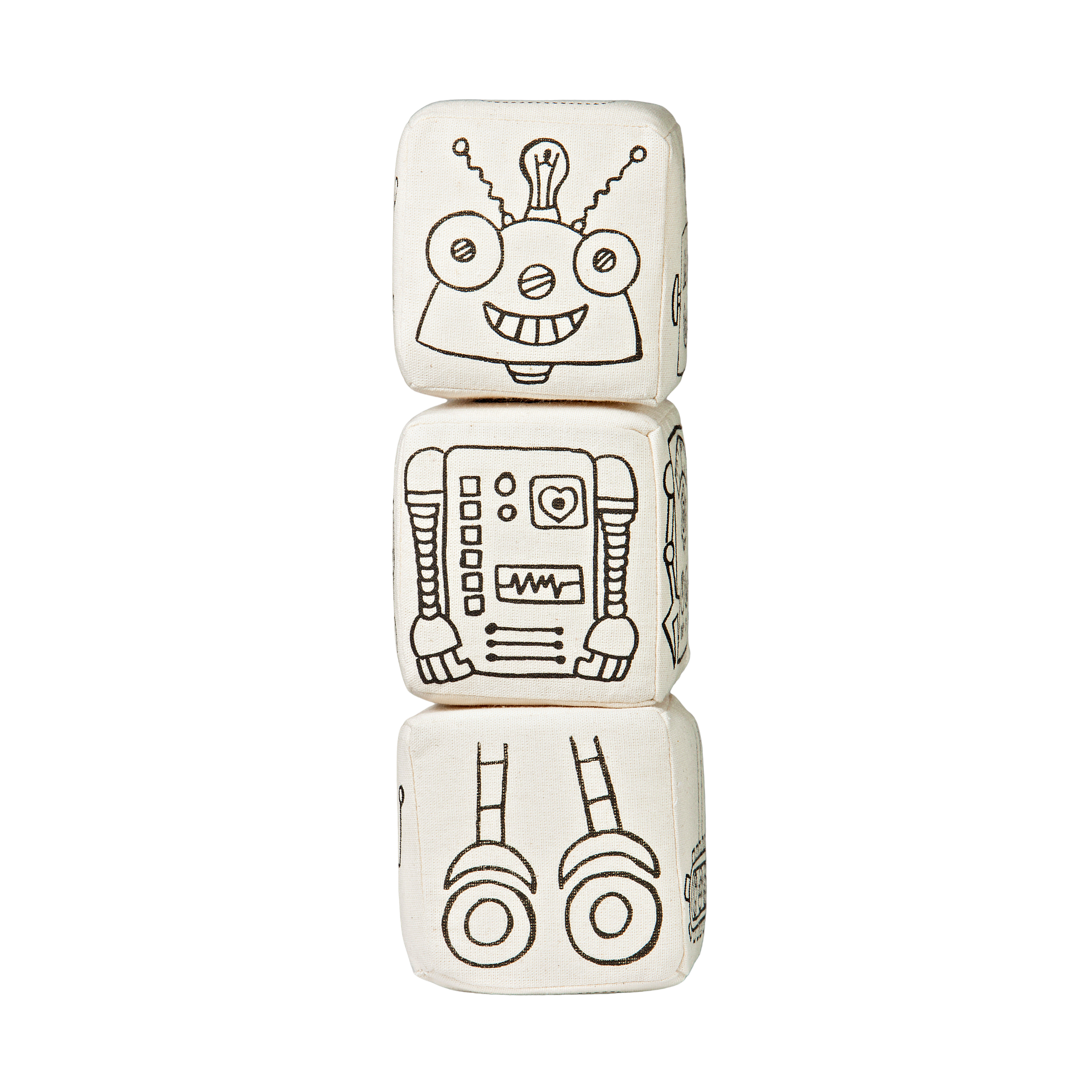 Kiboo Kids - Blocs magnétiques : Ensemble de coloriage robot