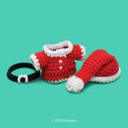 Kibakids - Tiny Snoopy Santa Outfit Accessory Kit