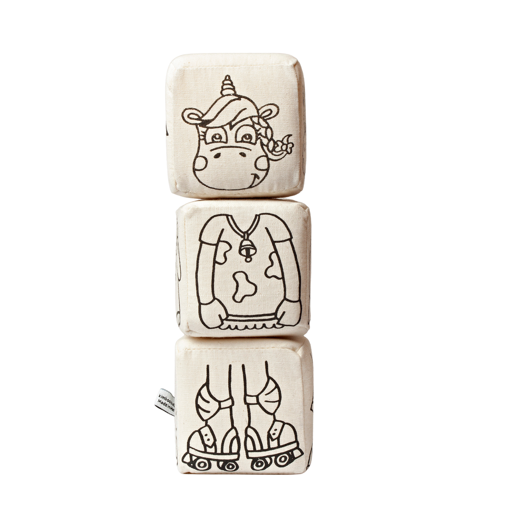 Kiboo Kids - Blocs Magnétiques : Ensemble de Coloriage Animaux