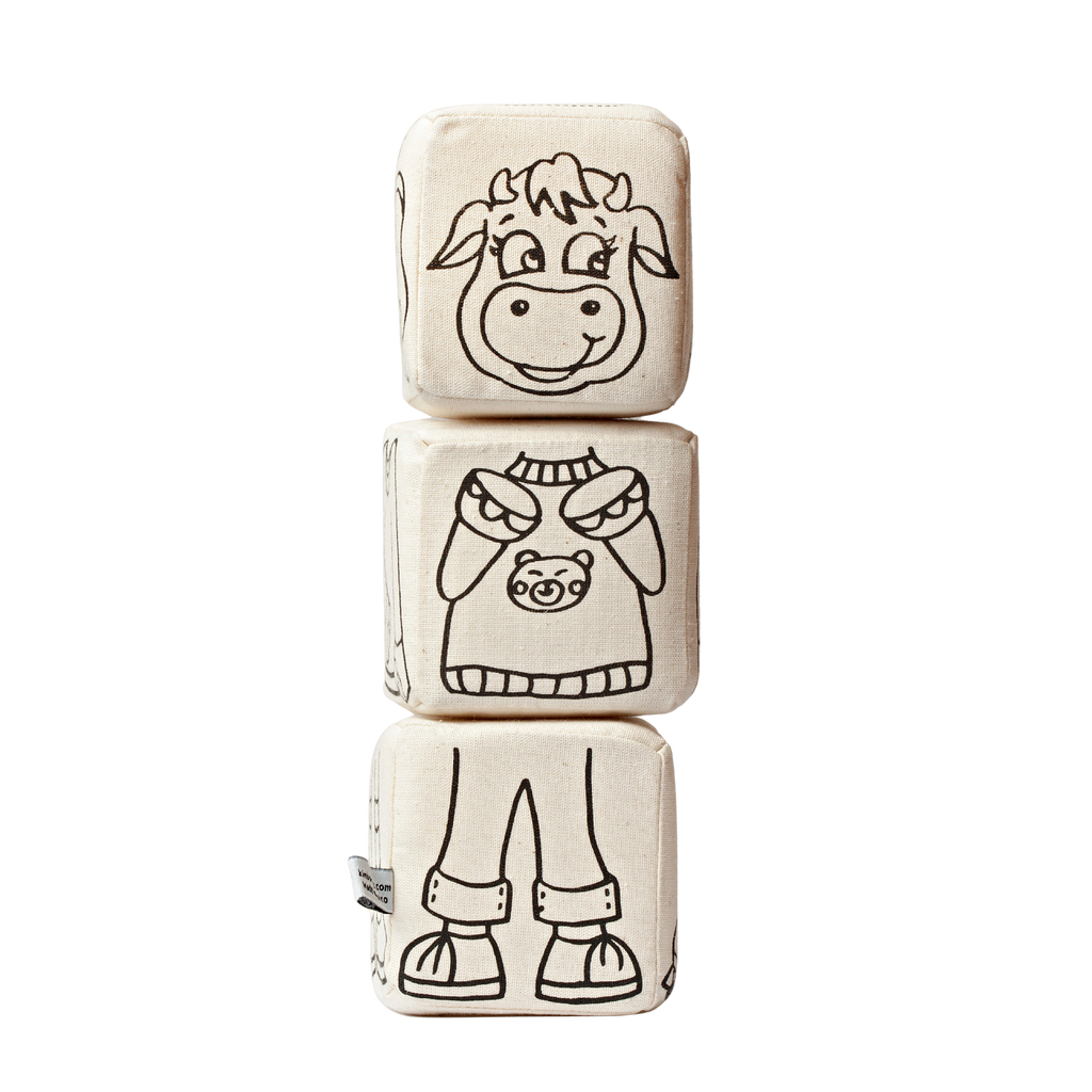 Kiboo Kids - Blocs Magnétiques : Ensemble de Coloriage Animaux