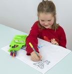 Kibakids - Butterfly Reusable Colour-In Placemat for Kids
