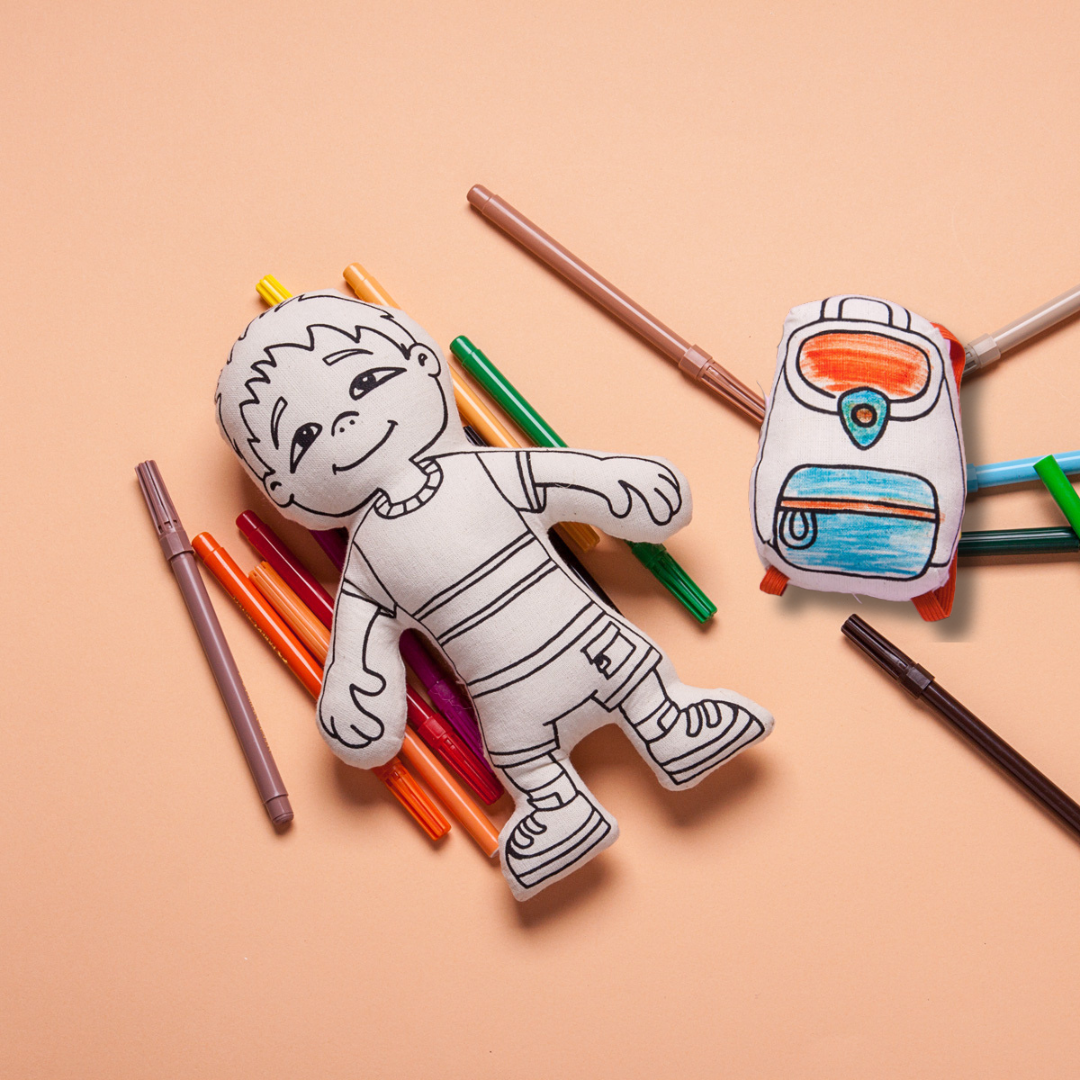 Kiboo Kids - Ensemble de Coloriage Short à Poches Garçon