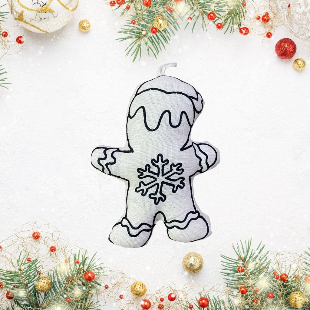Kiboo Kids - Kit de coloriage d'ornement de Noël Bonhomme en pain d'épices