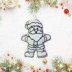 Kiboo Kids - Kit de coloriage Ornement de Noël Père Noël