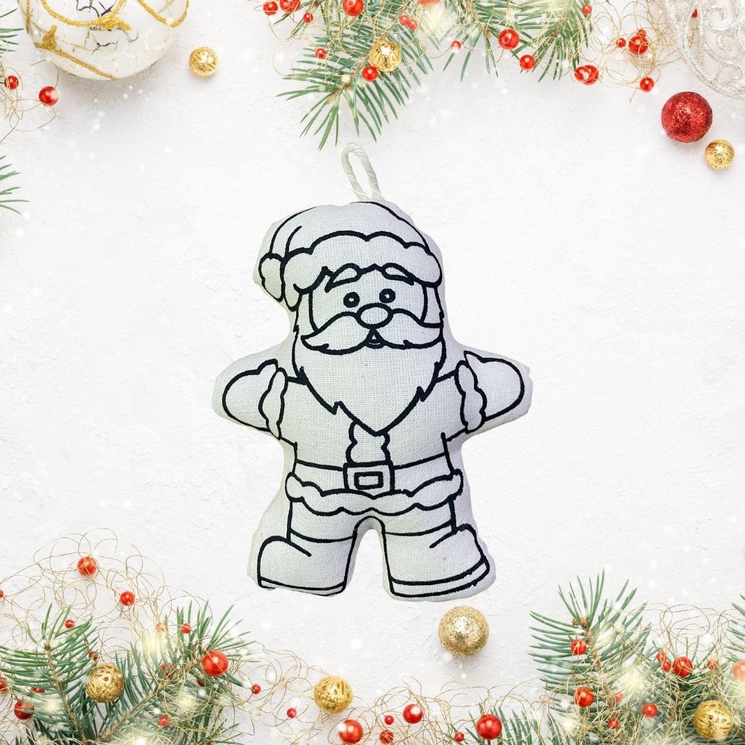 Kiboo Kids - Kit de coloriage Ornement de Noël Père Noël