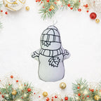 Kiboo Kids - Kit de coloriage d'ornement de Noël Bonhomme de Neige