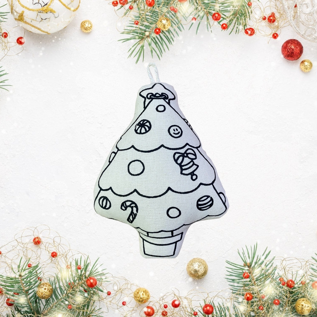 Kiboo Kids - Kit de coloriage pour ornement de Noël en bois