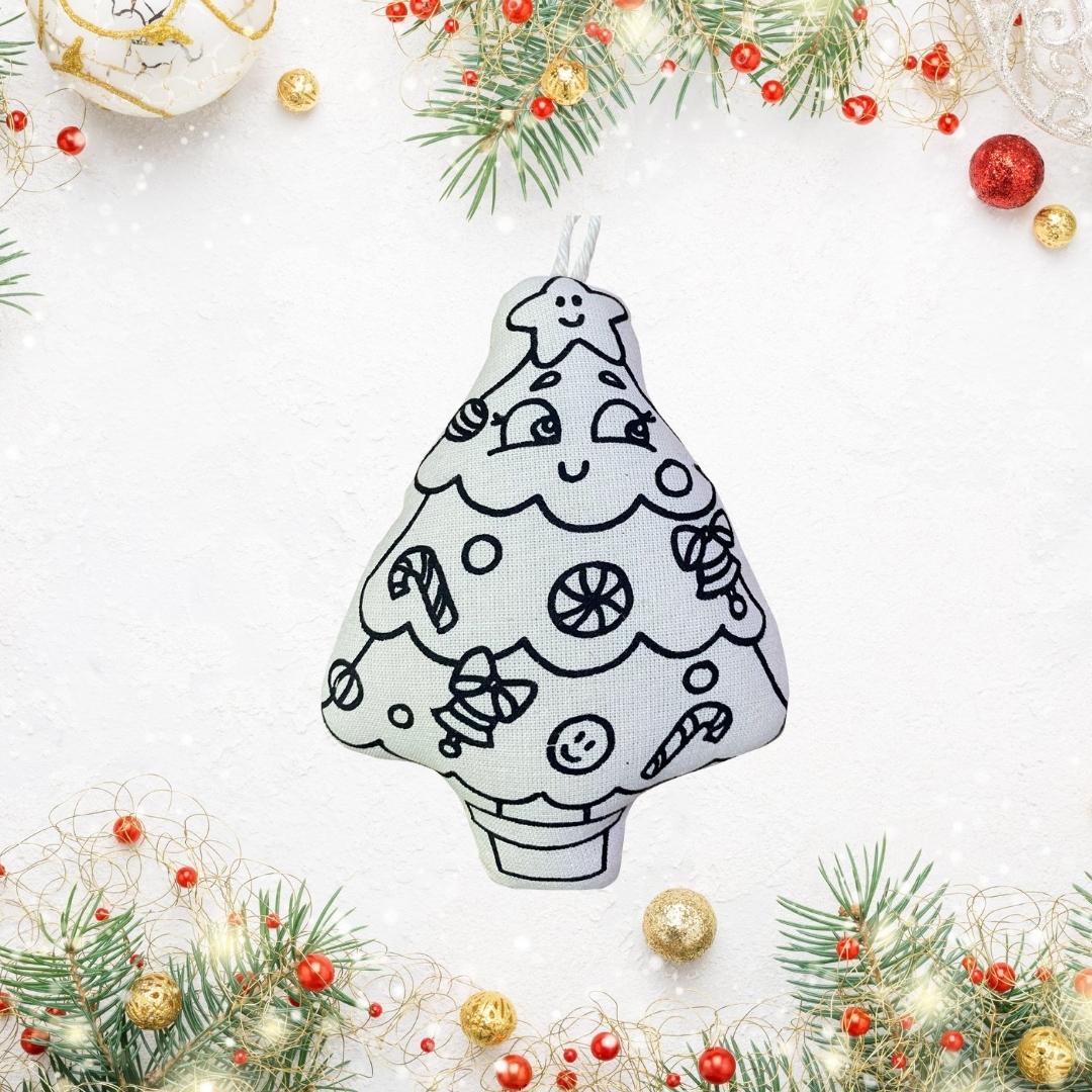 Kiboo Kids - Kit de coloriage pour ornement de Noël en bois