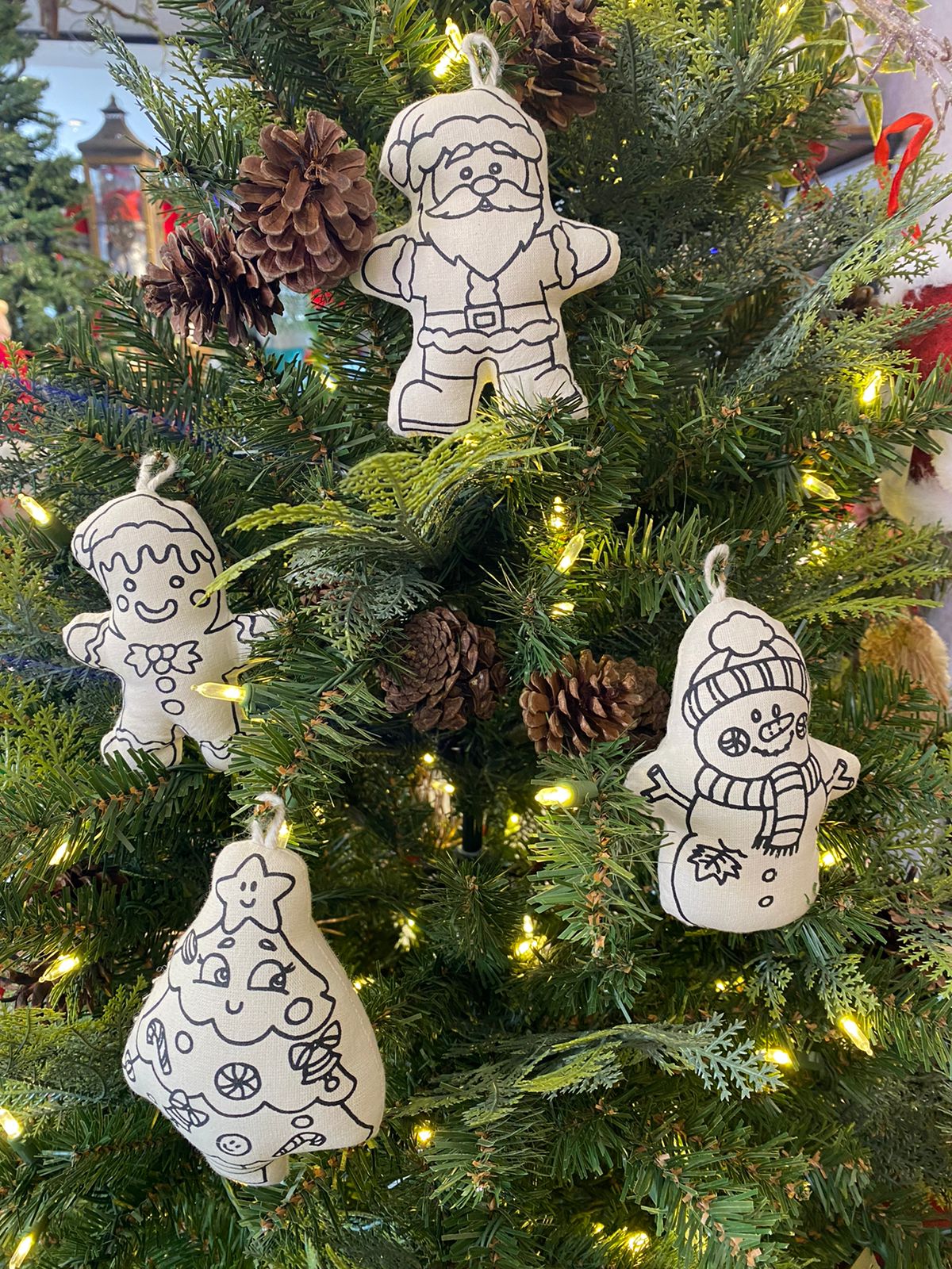 Kiboo Kids - Kit de coloriage Ornement de Noël Père Noël