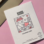 Kibakids - Let's Cuddle Coloring Card