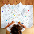 Kibakids - colour-in Christmas craft activity pack