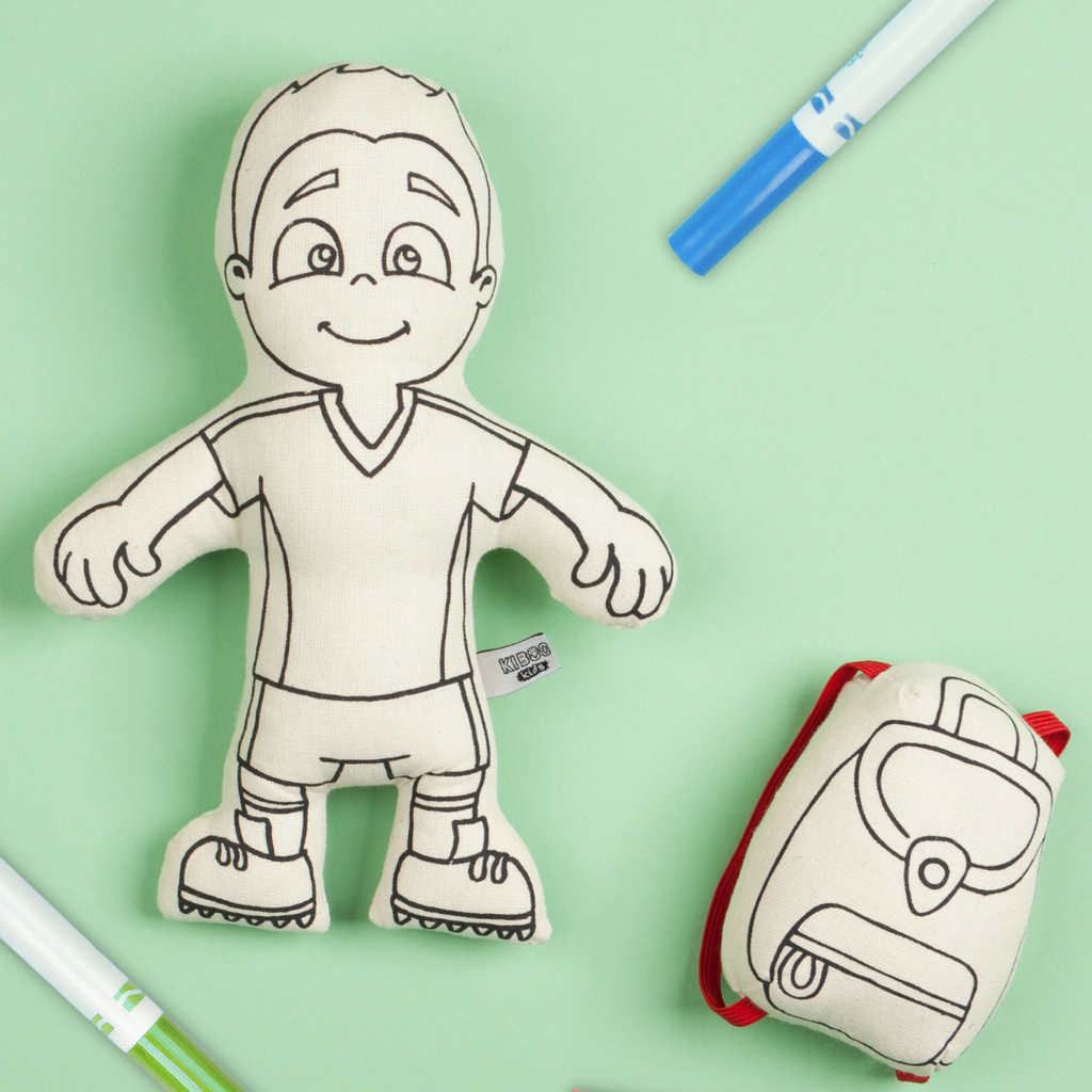 Kiboo Kids - Série Sport : Set de Coloriage Football