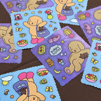 Kibakids - Night Glitter Sticker Sheet
