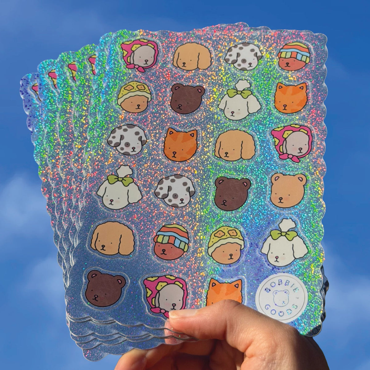 Kibakids - Super Sparkly Sticker Sheet