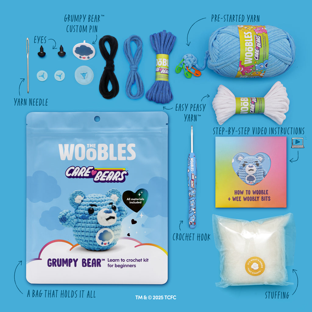 Kibakids - Grumpy Bear™ Crochet Kit