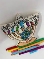 Kiboo Kids - Kit de Coloriage de Ménorah d'Hannouka
