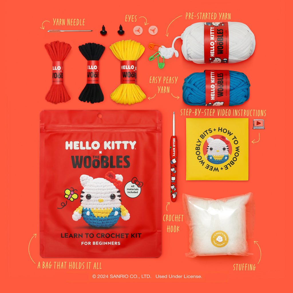 Kibakids - Hello Kitty® Crochet Kit