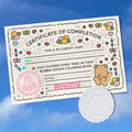 Kibakids - Official Kibakids Coloring Book Completion Certificate & Sticker Seal