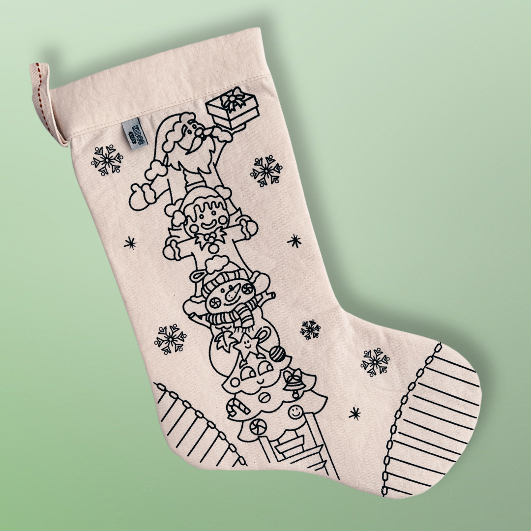 Kiboo Kids - Kit de coloriage Chaussette de Noël