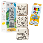 Kiboo Kids - Blocs Magnétiques : Ensemble de Coloriage Animaux