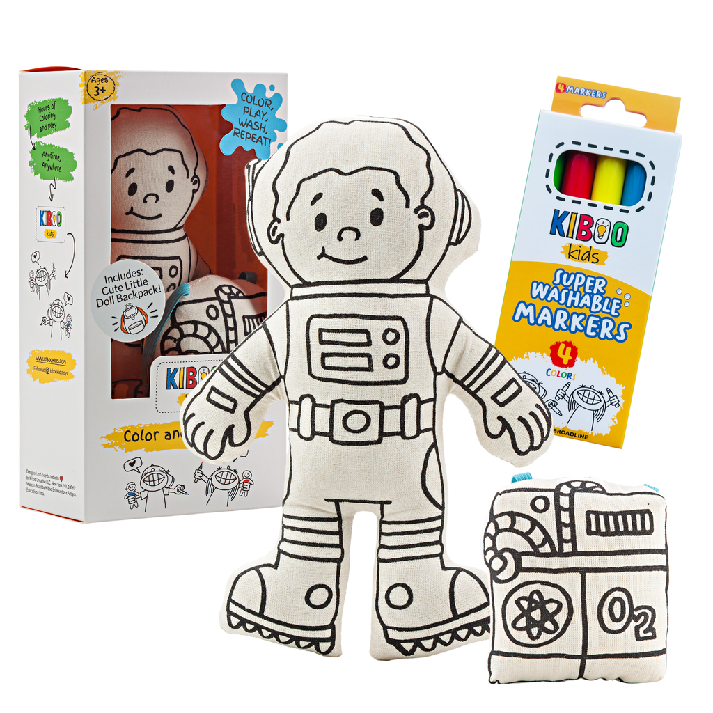 Kiboo Kids - Coffret de coloriage Astro Boy avec sac à dos spatial