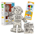 Kiboo Kids - Coffret de coloriage AstroGirl avec sac à dos spatial