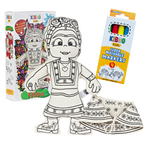 Kiboo Kids - Kit de coloriage Frida avec châle