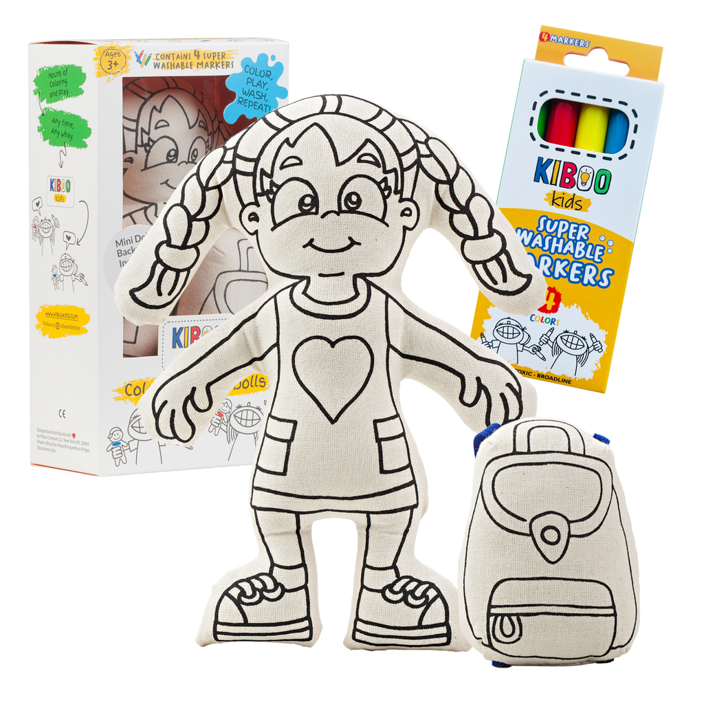 Kiboo Kids - Kit de Coloriage Fille Tresses