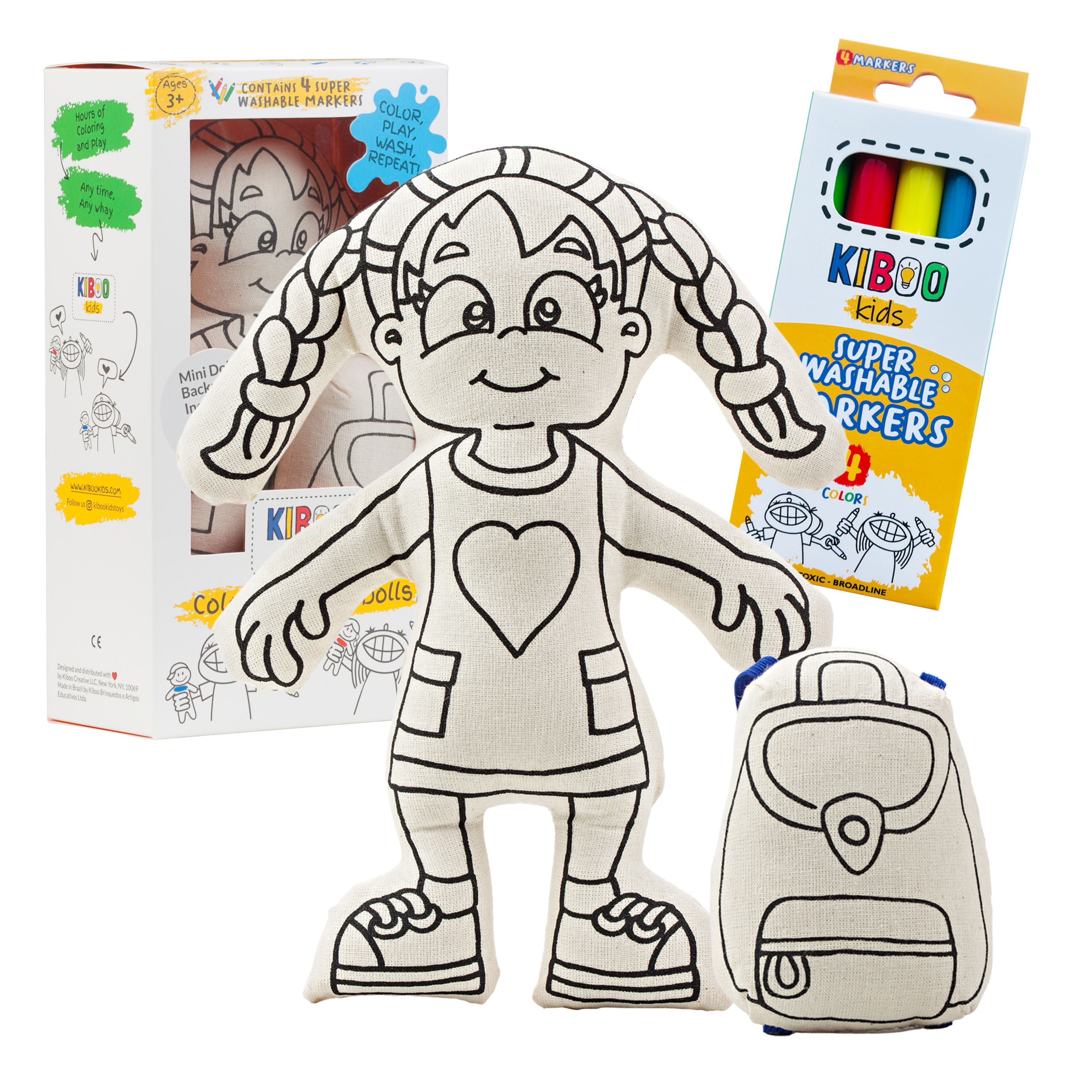 Kiboo Kids - Kit de Coloriage Fille Tresses